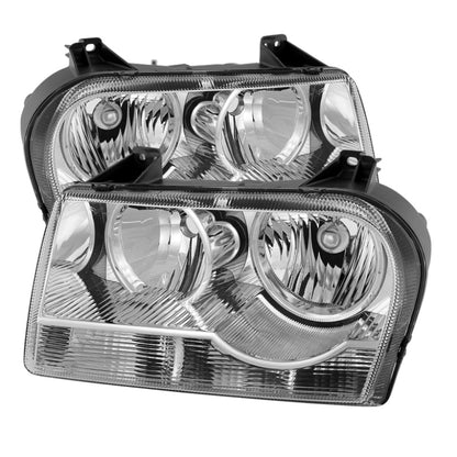 SPYDER Xtune Chrysler 300 05-08 Halogen Non-Projection Style Only Crystal Headlights Chrome HD-JH-C305-HA-C 9026430 9026430 Photo - Primary