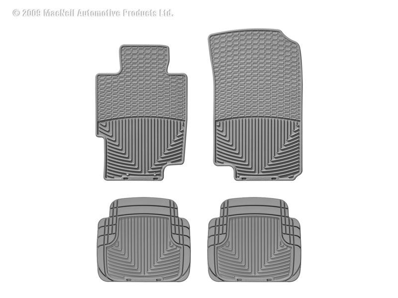 WeatherTech WT Rubber Mats - Rear - Grey Floor Mats Floor Mats - Rubber main image