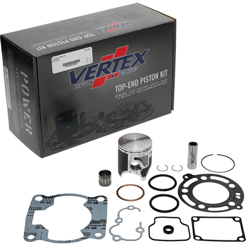 Vertex Pistons Vertex Piston 14-23 Kawasaki KX 85 85cc Cast Replica Top End Piston Kit VTK23637B-1 VTK23637B-1 Photo - Primary