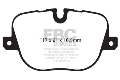EBC Disc Brake Pad Set DP42068R Photo - Primary