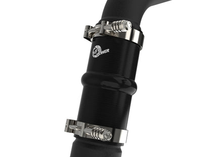 aFe RAM 1500 20-22 V6-3.0L (td) BladeRunner 2-1/2in & 3in Aluminum Hot Charge Pipe Black 46-20598-B 46-20598-B Photo - Close Up