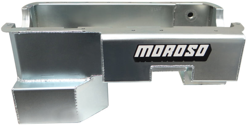 Moroso Ford 289-302 (w/Rear Sump & Billet End Seals) Power Pouch Wet Sump 7qt 9in Steel Oil Pan 20528 20528 Photo - Primary
