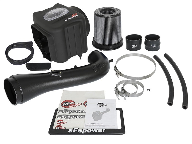 aFe Momentum Gt Pro Dry S Cold Air Intake System Gm Silverado/ Sierra/ Tah 51-74110 Photo - Mounted