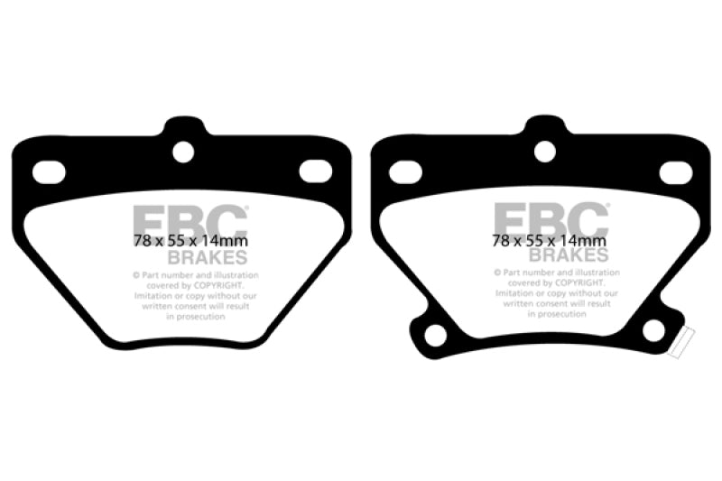 EBC Disc Brake Pad Set DP31326C Photo - Primary