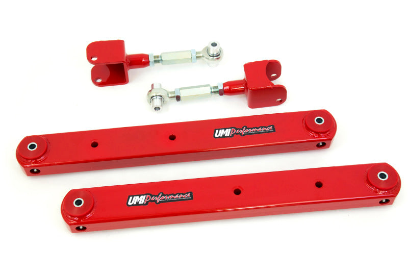 UMI Performance 68-72 GM A-Body Rear Control Arm Kit Fully Boxed Lowers Adjustable Uppers 402117-R 402117-R Photo - Primary