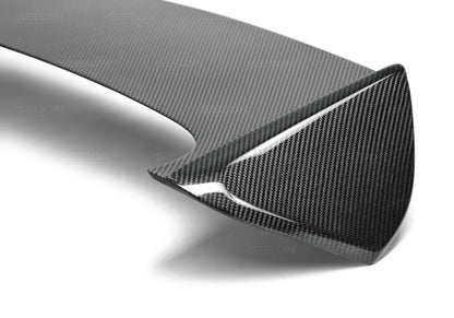 STI-Style Carbon Fiber Rear Spoiler For 2008-2014 Subaru WRX/STi HB RS0809SBIMP-STI Photo - Primary