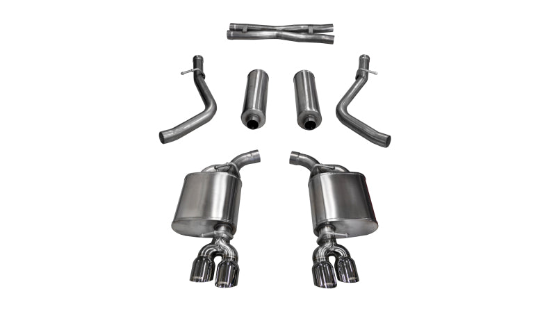 Corsa Performance 15-17 Dodge Challenger Xtreme Cat-Back Dual Rear Exit with Twin 3.5in 14985 Photo - Primary