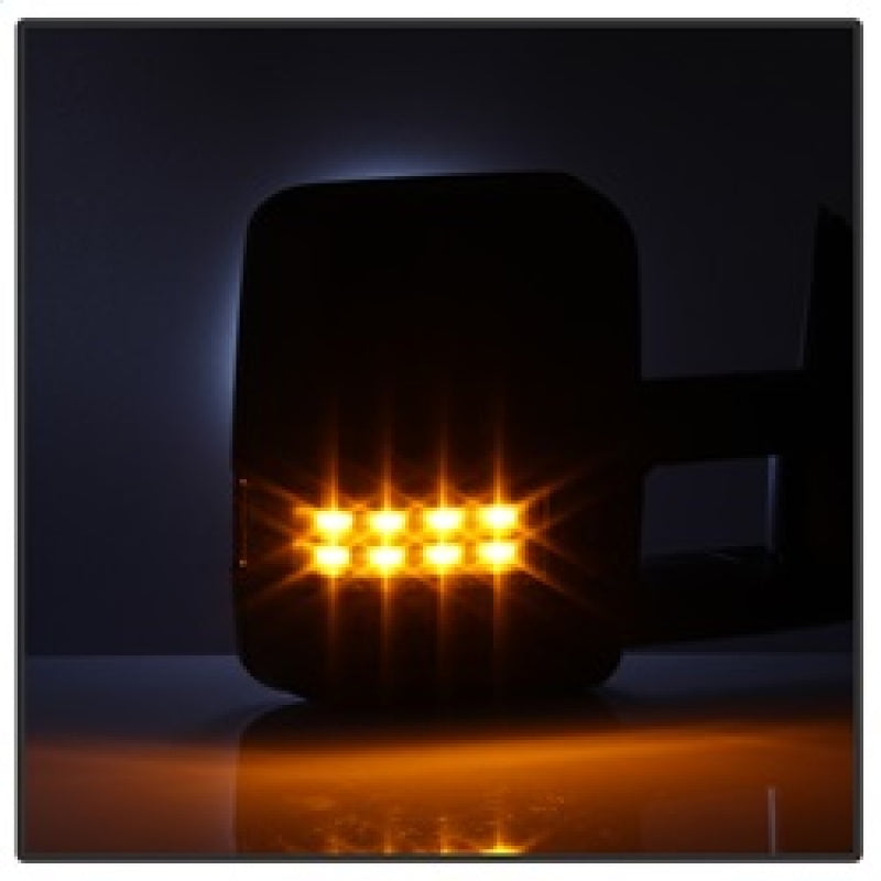 SPYDER xTune Chevy Silverado 03-06 G2 Heated Amber LED Signal Telescoping Mirrors MIR-CS03S-G2-PWH-AM-SET 9936685 9936685 Photo - Unmounted