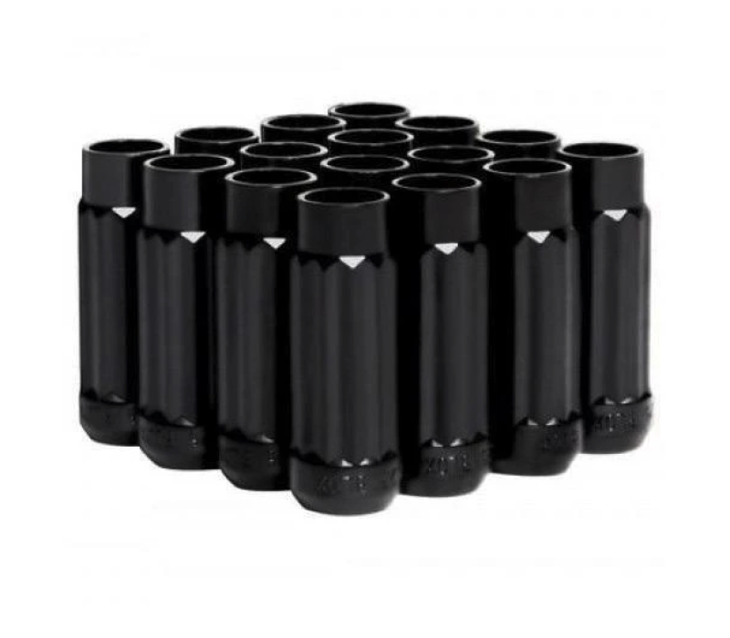 BLOX Racing 12-Sided P17 Tuner Lug Nuts 12x1.5 - Black Steel - Set of 16 BXAC-00141-BK BXAC-00141-BK User 1