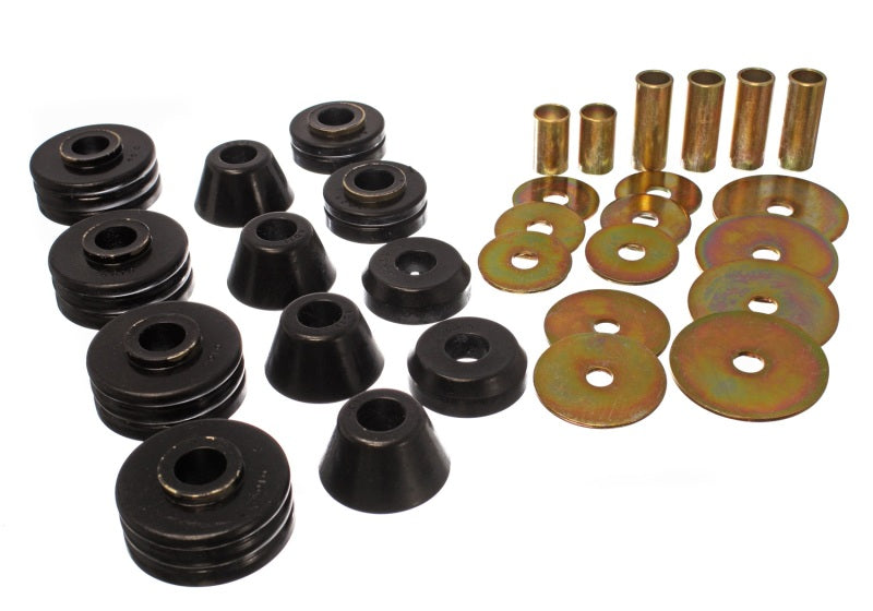 Energy Suspension Body Mount Set Black Chevrolet C10 All 1975-1980 3.4109G Photo - Primary