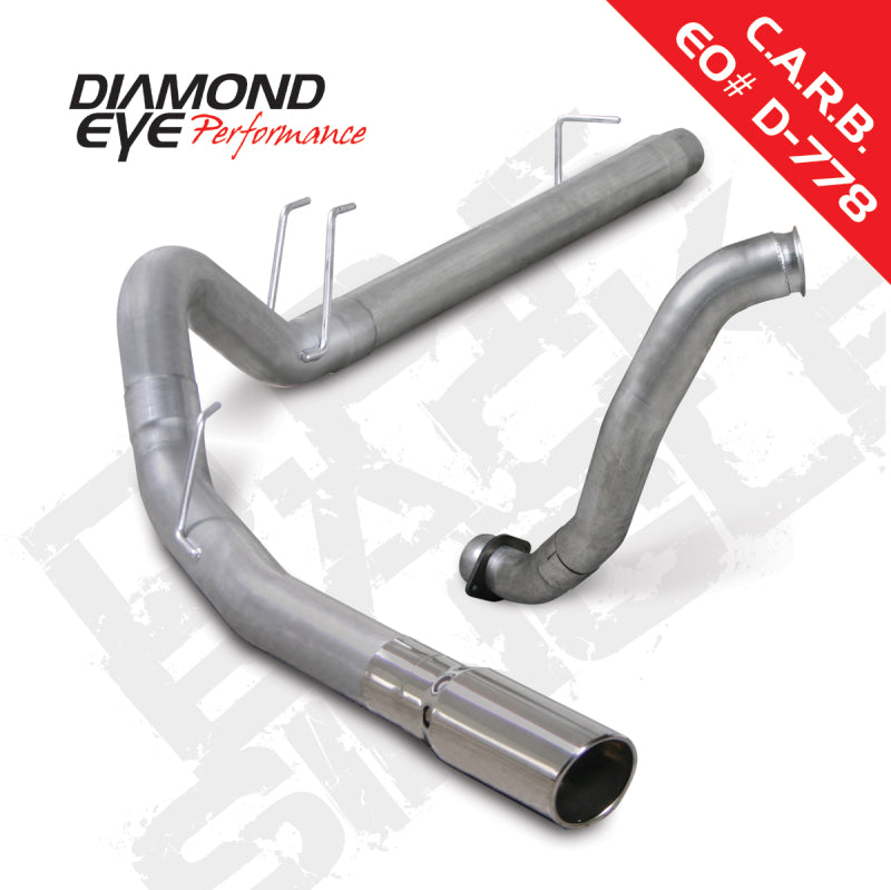 Diamond Eye Performance Diamond Eye KIT 4in DPF-BACK w/ DP SGL AL 08-10 Ford 6.4L Powerstroke F250/F350 K4363A K4363A Photo - Primary