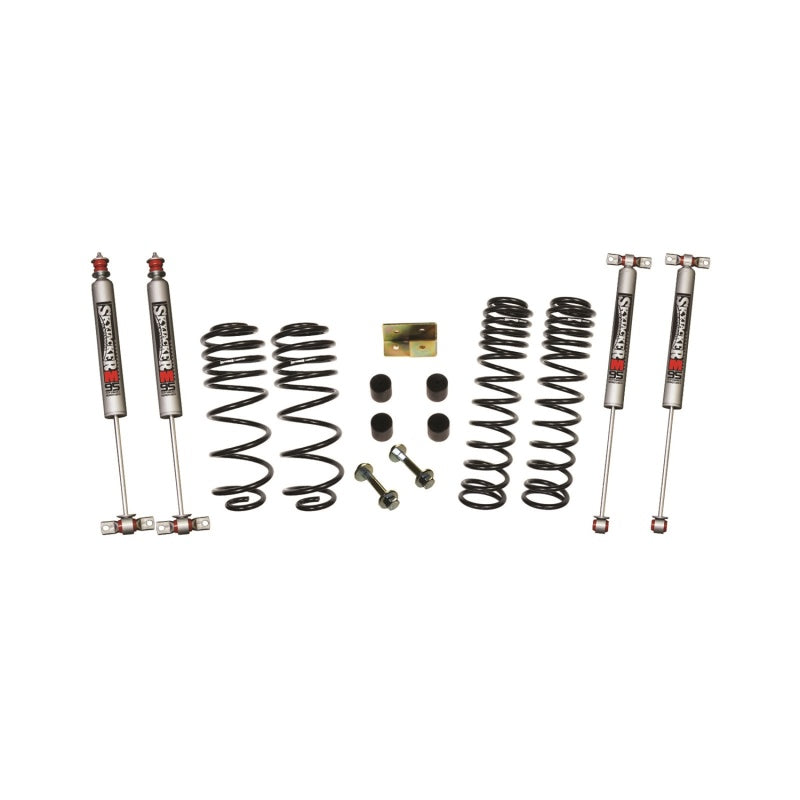 Skyjacker Wrangler TJ/LJ 2.5in Dual Rate Long Travel Front & Rear Kit w/ M95 Monotube Shocks TJ25BPMLT TJ25BPMLT Photo - Primary