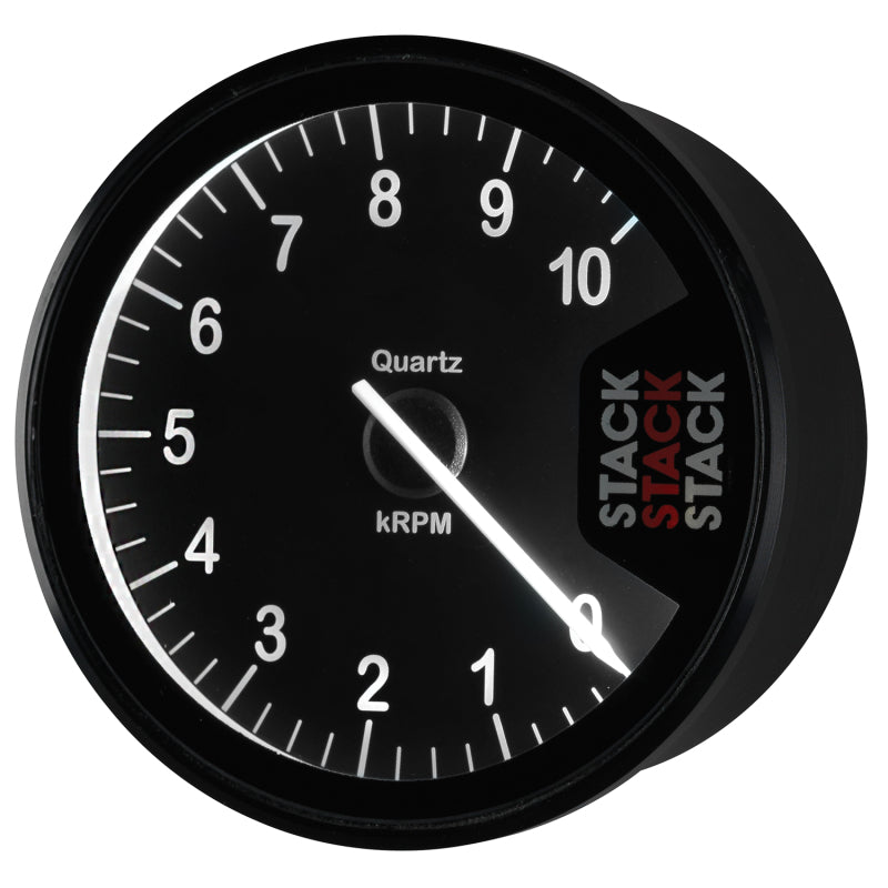 Autometer Stack Clubman Tachometer 80mm 0-10K RPM - Black ST200-010 ST200-010 User 3