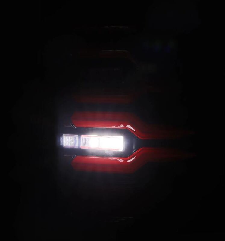 AlphaRex 07-14 Chevrolet Silverado 1500/2500HD/3500HD Luxx-Series LED Tail Lights Black/Red 620000 620000 User 6