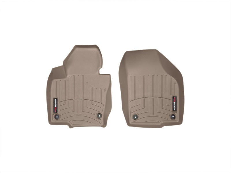 WeatherTech WT FloorLiner - Front - Tan Floor Mats Floor Mats - Rubber main image