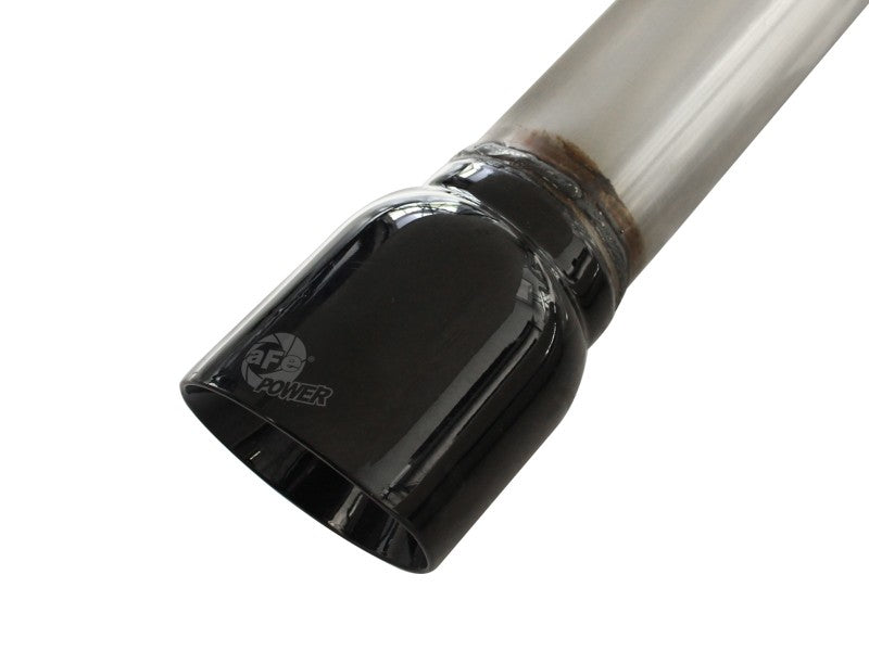 aFe 17-19 Audi A4 (L4-2.0L) MACH Force-Xp  Stainless Steel Axle-Back Exhaust System - Black Tip 49-36419-B 49-36419-B Photo - Close Up