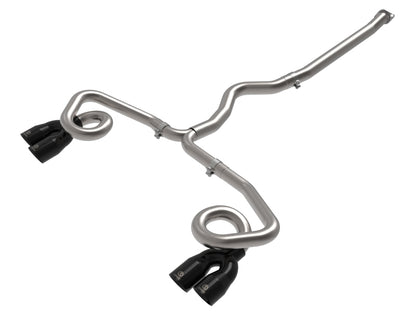 aFe POWER Takeda 3in to 2-1/2in 304 SS Cat-Back Exhaust w/ Black Tips 22-23 Subaru WRX H4-2.4L (t) 49-36809-B 49-36809-B Photo - Primary