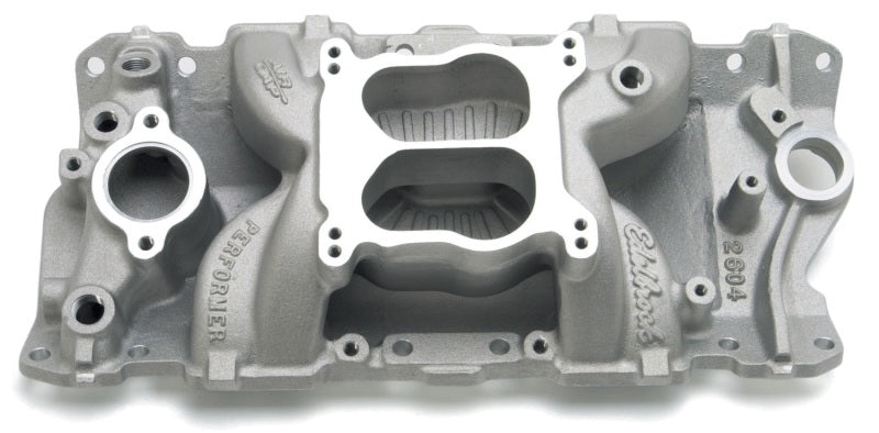 Edelbrock Intake Manifold: Performer Air-Gap S/B Chevy 87-95 Std flange/Sprdbore 2604 Photo - Primary