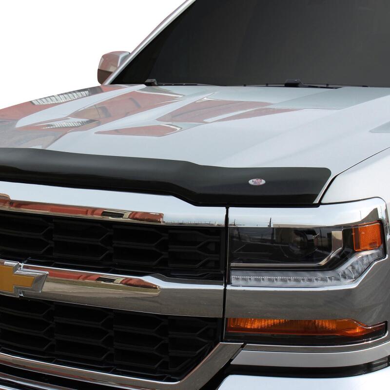 Westin 2016-2018 Chevrolet Silverado 1500 Wade Platinum Bug Shield - Smoke 72-91138 72-91138 Photo - Mounted