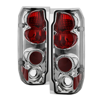 Spyder Ford F150 87-96/Ford Bronco 88-96 Euro Style Tail Lights Chrome ALT-YD-FF15089-C 5003317 5003317 Photo - Primary
