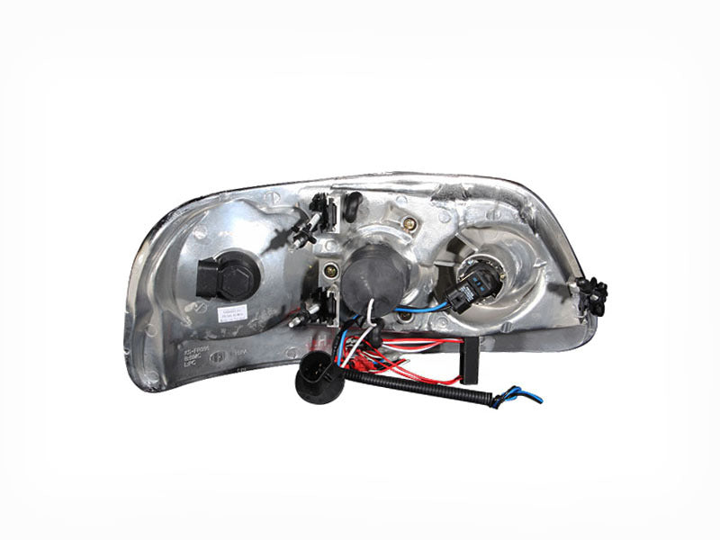 Anzo 1997.5-2003 Ford F-150 Projector Headlights w/ Halo and LED Chrome 1pc 111032 Photo - Unmounted