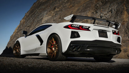 Borla 2020 Chevrolet Corvette C8 6.2 ATAK 3in Exhaust System Dual Round Rolled A/C Black Chrome Tips 140839BC 140839BC User 1