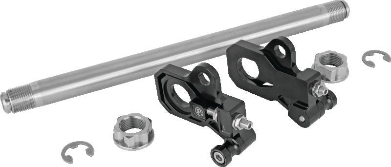 Performance Machine Axle Adj Kit- Hd Touring Black 0117-0028M-B 0117-0028M-B Photo - Primary
