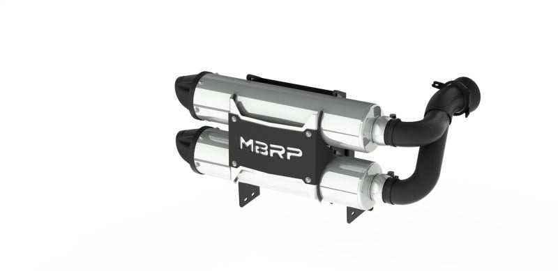 MBRP 17-19 Can-Am Maverick X3 Dual Slip-On Performance Series Exhaust AT-9208PT AT-9208PT Photo - Primary
