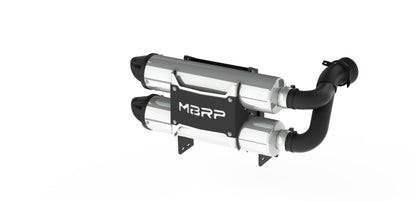 MBRP 17-19 Can-Am Maverick X3 Dual Slip-On Performance Series Exhaust AT-9208PT AT-9208PT Photo - Primary