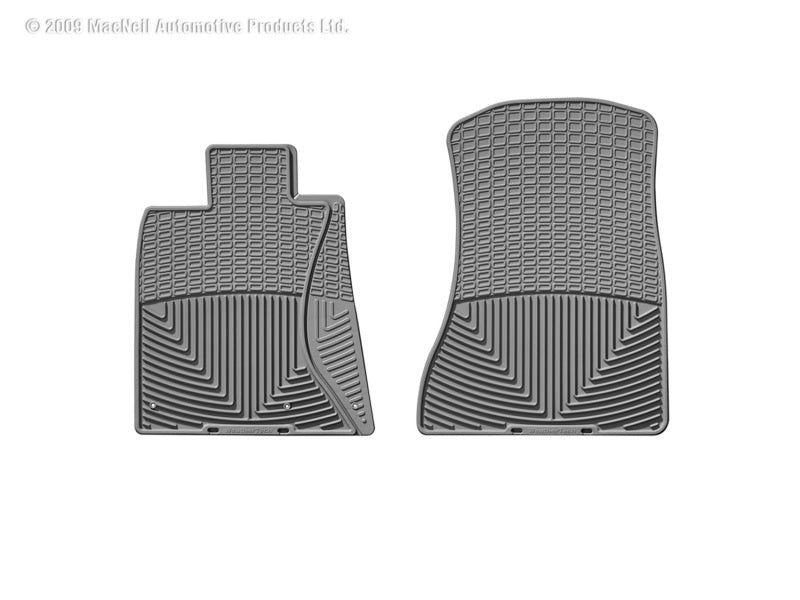 WeatherTech WT Rubber Mats - Front - Grey Floor Mats Floor Mats - Rubber main image