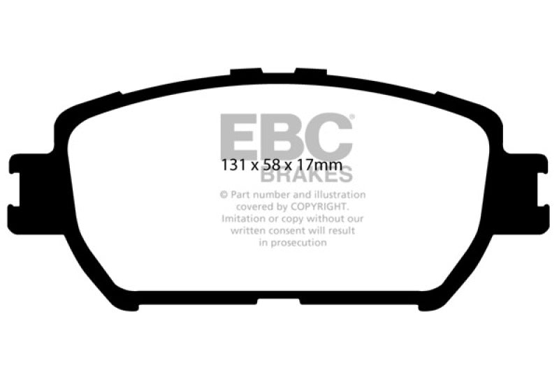 EBC Disc Brake Pad Set DP41642R Photo - Primary