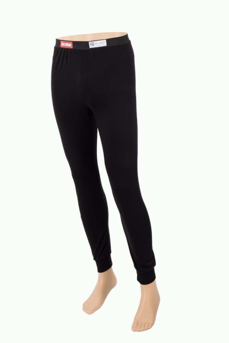 Racequip SFI 3.3 Fire Retardant Long John Underwear Bottoms Youth X-Small Black 4920901