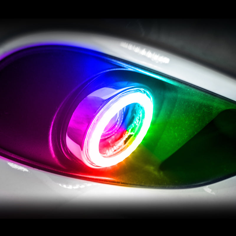 ORACLE Lighting Oracle 15-21 Dodge Challenger Waterproof LED Fog Light Halo Kit - ColorSHIFT 1236-333 1236-333 Photo - Mounted