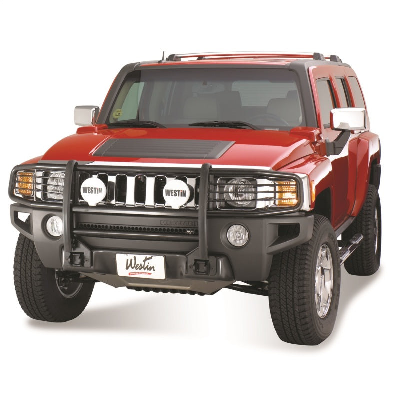 Westin 2006-2010 Hummer H3 Sportsman Grille Guard - Black 40-1925 40-1925 Photo - Mounted