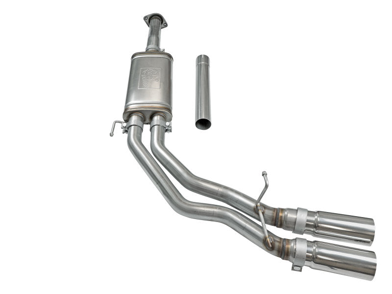 aFe Cat Back Exhaust Polished - Ford F-150 15-16 49-43081-P Photo - Unmounted