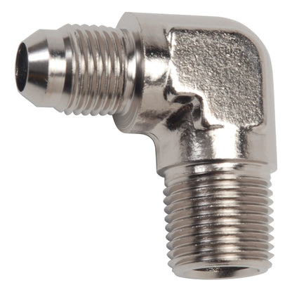 Russell -4 AN 90° Flare to Pipe Adapter (Endura Finish) 660801 Photo - Primary