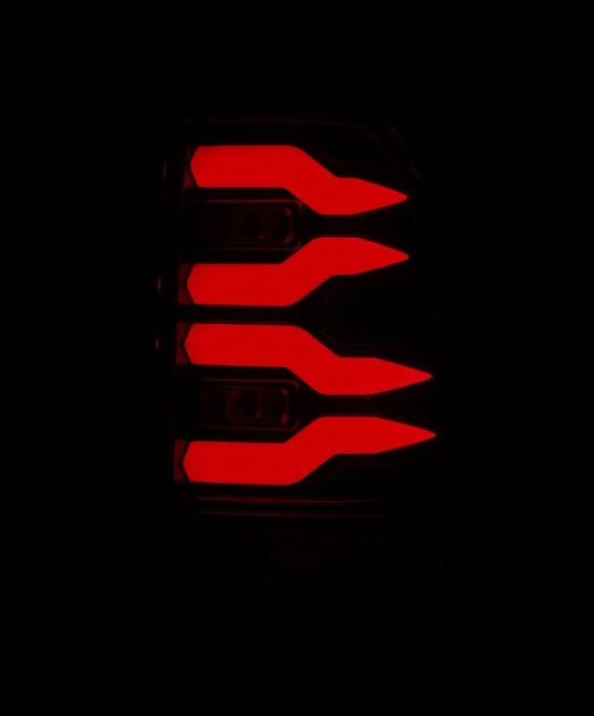 AlphaRex 97-03 Ford F150 / 99-16 Ford F250/F350/F450/F550 LUXX-Series LED Tail Lights - Black 658002 658002 User 2