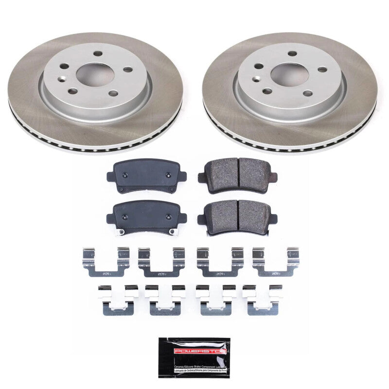 PowerStop Power Stop 10-11 Saab 9-5 Rear Semi-Coated Rotor Kit SC5547 SC5547 Photo - Primary