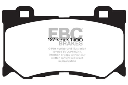 EBC Disc Brake Pad Set DP31823C Photo - Primary
