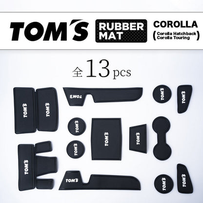 TOM'S Racing Toyota Corolla Hatchback Interior Rubber Mats