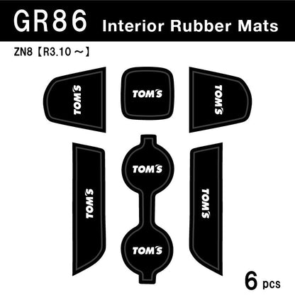 TOM'S Racing Toyota GR86 - Interior Rubber Mats