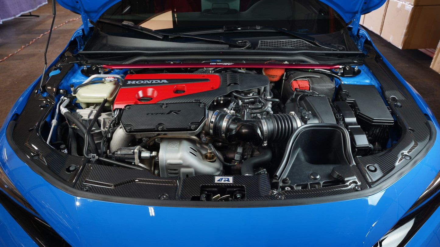 APR Carbon Fiber Honda FL5 Civic Type R Carbon Fiber Radiator Cooling Plat