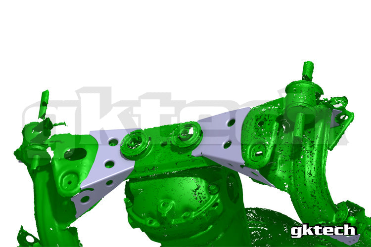 GKTECH V2 S14 240sx /S15 Silvia subframe weld in reinforcement plates