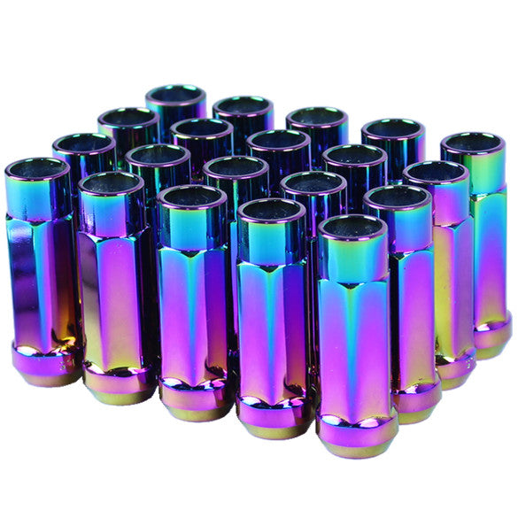 Godspeed New Type-X 60mm Open End Aluminum Lug Nuts 20 pcs. Set M12 X 1.25