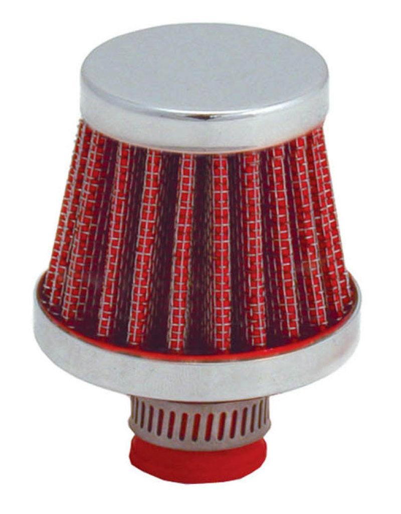 Spectre Breather Filter 10mm Flange / 2in. OD / 1-3/4in. Height - Red 3992 3992 Photo - Primary