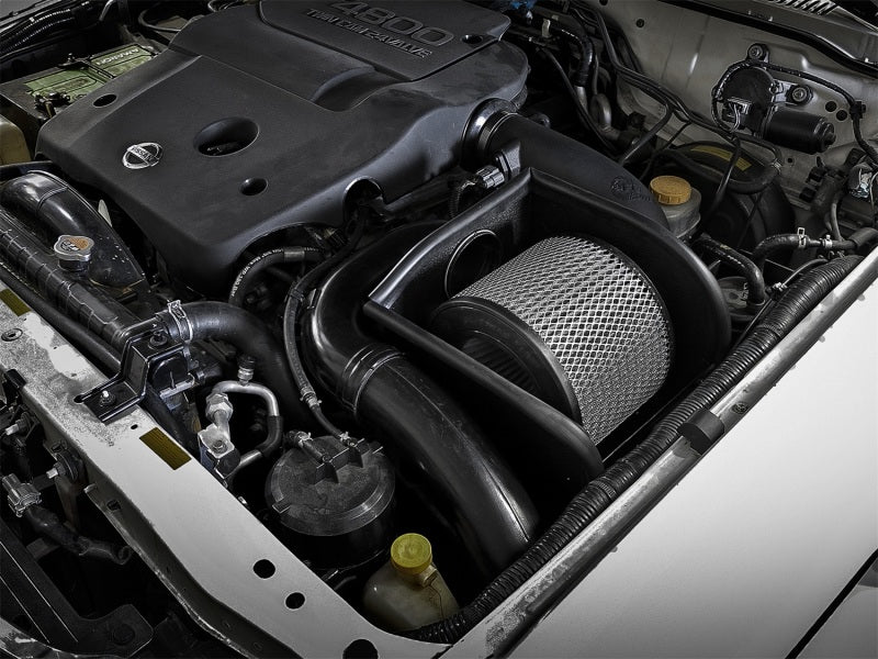 aFe Magnum Force Stage-2 Pro Dry S Cold Air Intake System Nissan Patrol 54-13012D Photo - Mounted