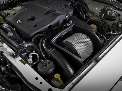 aFe Magnum Force Stage-2 Pro Dry S Cold Air Intake System Nissan Patrol 54-13012D Photo - Mounted