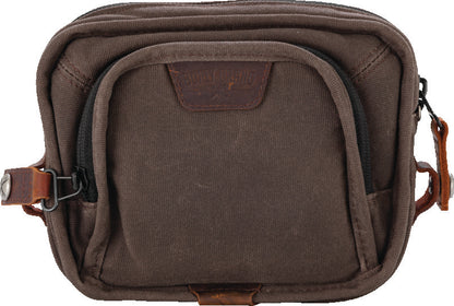 Burly Brand Handlebar Bag - Dark Oak B15-1012D B15-1012D User 1