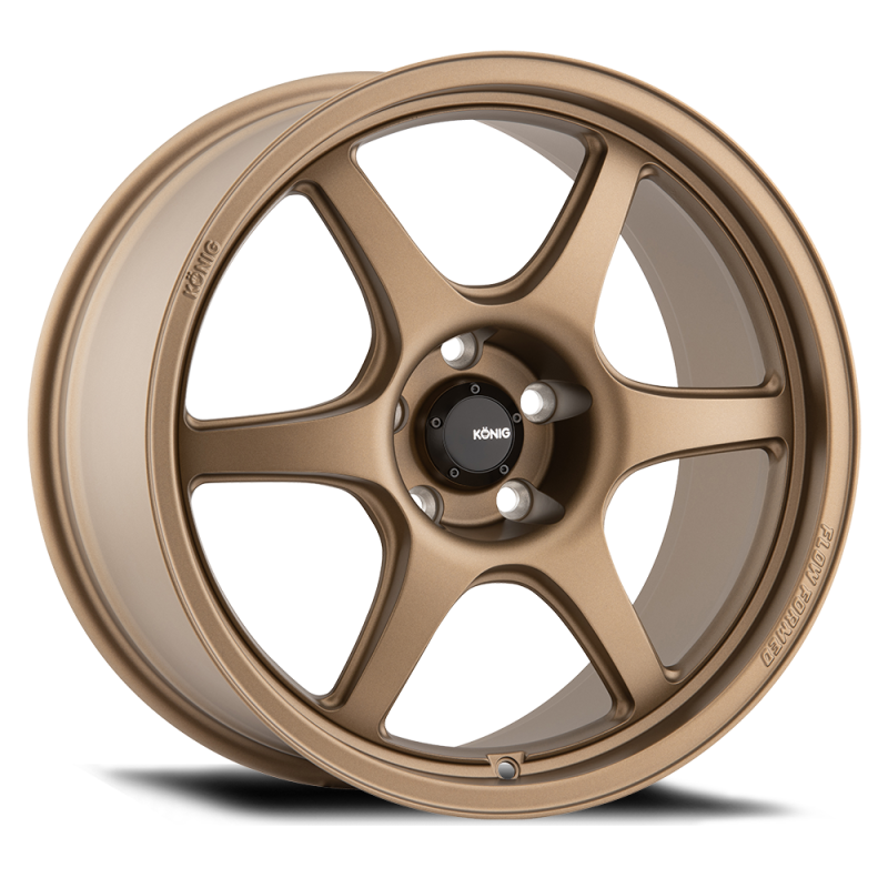 Konig Hexaform Matte Bronze Wheels 15x9 +35 4X100 HF95100358 Photo - Primary