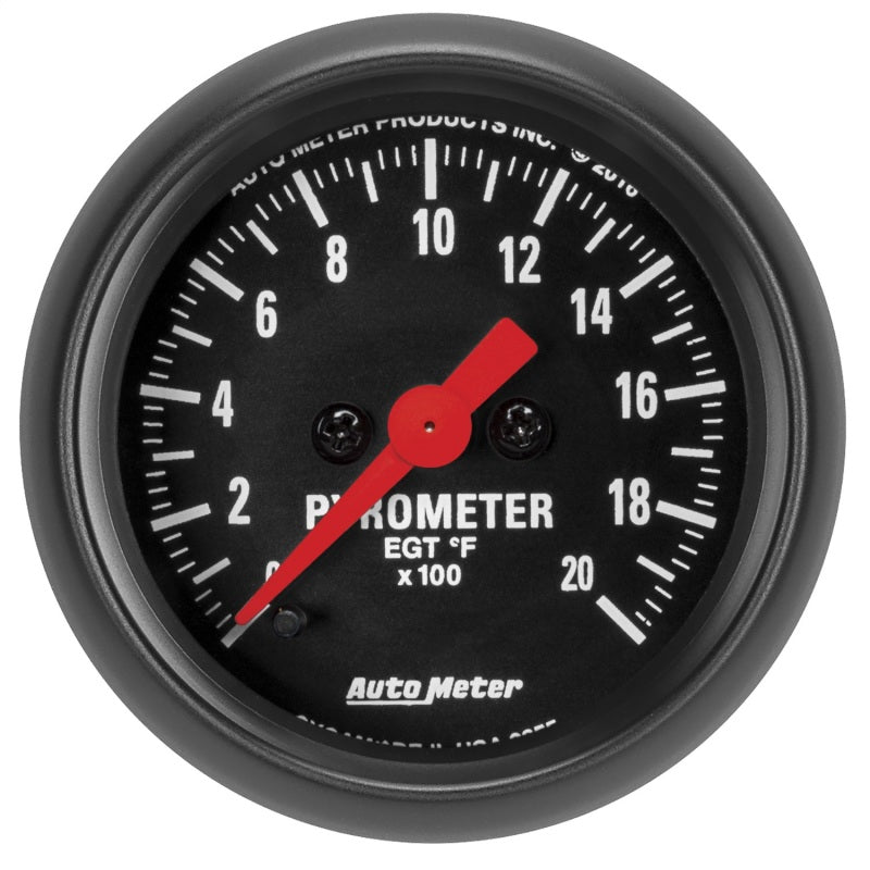 Autometer 2-1/16" Pyrometer, 0-2000 °F, Stepper Motor, Z-Series 2655 Photo - Primary